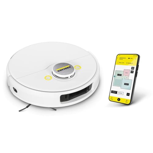 Kärcher RCV 5 robotstofzuiger met dweilfunctie, LiDAR obstakeldetectie, app-besturing, 5000 Pa, 120 min batterij - Afbeelding 4