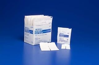 Curity I.V. / Drain Split Dressing Gauze 2 X 2 Inch, 2 Per Pack, Slotted Sterile, 6241 - Box of 35 Packs