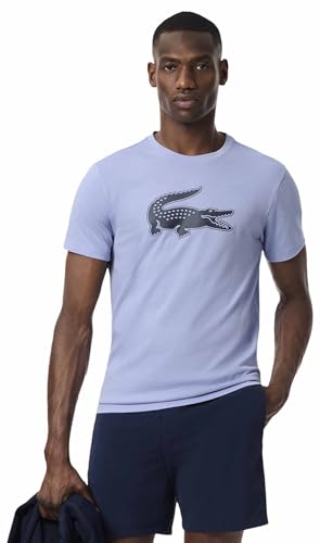 Lacoste Men's Big Croc T-Shirt, Delphinium/Navy, XX-Large