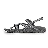 Izas - Sandalias de Senderismo Triple Cierre Elástico - Sandalias de Trekking para Mujer Impermeable - Suela Eva Ideal para Largas Caminatas - TALLA PEQUEÑA (SE RECOMIENDA PEDIR UNA TALLA MÁS)