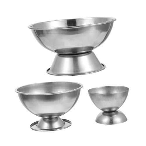 ARTIBETTER Alum Bowl Set 3pcs for Jewelry Casting Heat Resistant Easy to Clean Use
