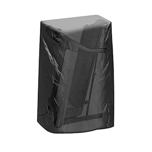 QWORK Black Treadmill Cover – Waterproof and Durable 46″ L x 38″ W x 66″ H – Suitable for Most Folding Treadmills – Comes with Storage Bag