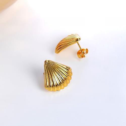 Image of Rubans Demi Fine Stainless Steel Stud Earrings Daily Gift for Women & Girls