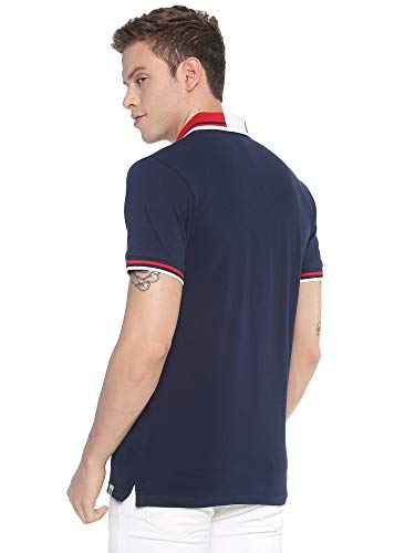 Image of ADRO Men's 100% Cotton Regular Fit Polo T-Shirt