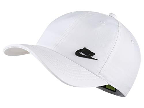 Nike Kinder Y NK H86 Cap Metal Futura Hat, White/Black, One Size