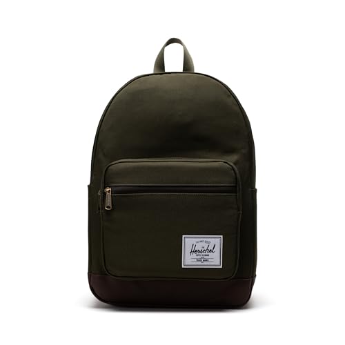 Herschel Supply Co. Mochila Pop Quick, verde, café chicória, padrão, Café verde/chicória, Standard, Mochila Pop Quick