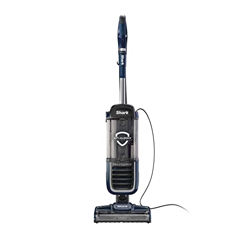 Shark NV151 Navigator Pro Complete Upright Vacuum with HEPA Filtration, Swivel Steering, Power Brush, Crevice Tool & Upholstery Tool, for Pet Hair & Multi-Surface Cleaning, Navy, 0.87 Qt. Dust Cup #1