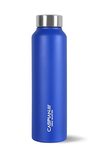 Image of CASPIAN / / / Astra ISI Certified Stainless Steel Water Bottle 1ltr.(Multicolors, 1 Litre, Set of 6) | Leak Proof Thunder for Fridge Home Office Travel School Kids Boys Girls Adults Sports Gym| BPA Free