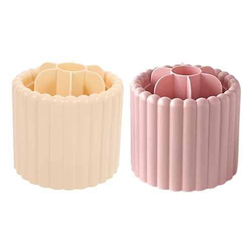 Pinceaux de maquillage introuvables ? Solutionnez le désordre avec ce rangement rotatif