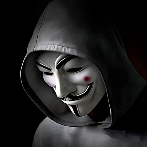 Image of Wanna Party Pack of 4 Anonymos Mask for Kids & Adults - V for Vendetta Halloween Guy for Halloween Costume Cosplay Party,Hacker