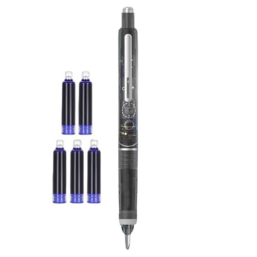 Stylo plume pour journalisation et bureau avec pointe fine de 0,38 mm