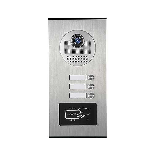 WAFOHSR Videocitofono 7 Pollici Wifi Senza Fili Campanello Citofono For Appartamento Da 2/3 Unità Audio Bidirezionale(660-3)