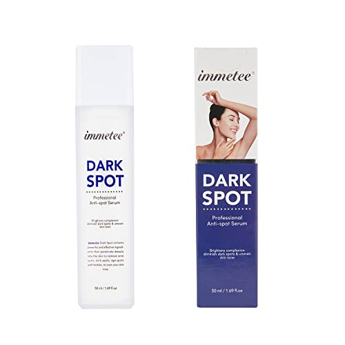 immetee Dark Spot Corrector, Dark Spot Remover for Body and Private Parts, Anti-Dark Spot Brighten Skin Serum, Improve Pregnancy Spots, Acne Scars, Melasma, Freckle, with Advanced Ingredient Nicotinamide, Arbutin.50ml/1.7fl oz