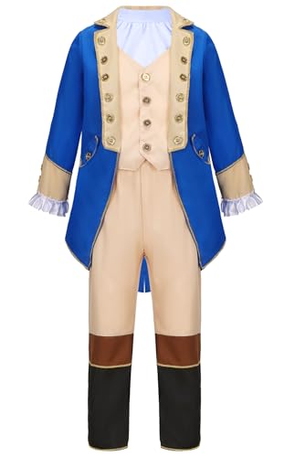 Disfraz Completo George Washington Niño 12-14 Años Azul miniatura 2