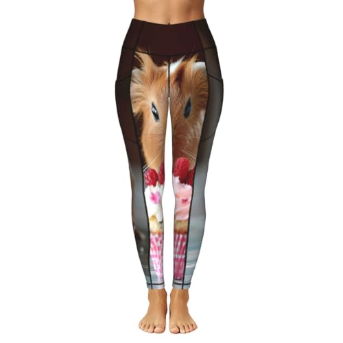 Pantalones de yoga holgados para mujer con estampado gráfico de longitud completa 2