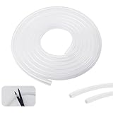 Hexizexi 6m Silikonschlauch 4mm x 6mm Transparente Lebensmitteltaugliche Schläuche Flexibler Silikonschlauch Lebensmittelecht Klar Gummischlauch für Pumpentransfer Wasser Luft Öl