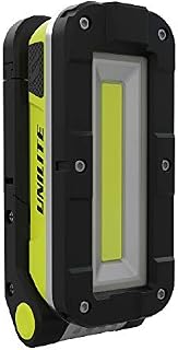 Unilite SLR-1000 USB Rechargeable High Power LED Folding Portable Work Task Light | 1000 Lumen | Strong Magnetic Base | Integrated LED Torch 300 Lm