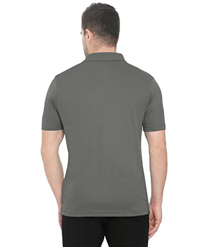 Image of GenX Men's Solid Regular Fit Polo Shirt