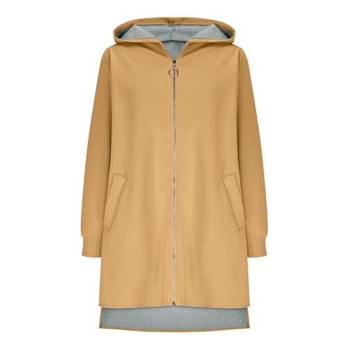 Hooded Cardigan Basic Jacket for Women Winter Fall Long Jacket Hood Outerwear Women 2025 Trendy Y2K4