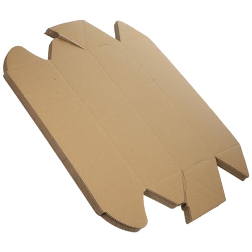 OUNONA 10pcs Mailing Tub Corrugated Cardboard Box Triangle Shipping Tubes Tumbler Boxes for Shipping Packaging