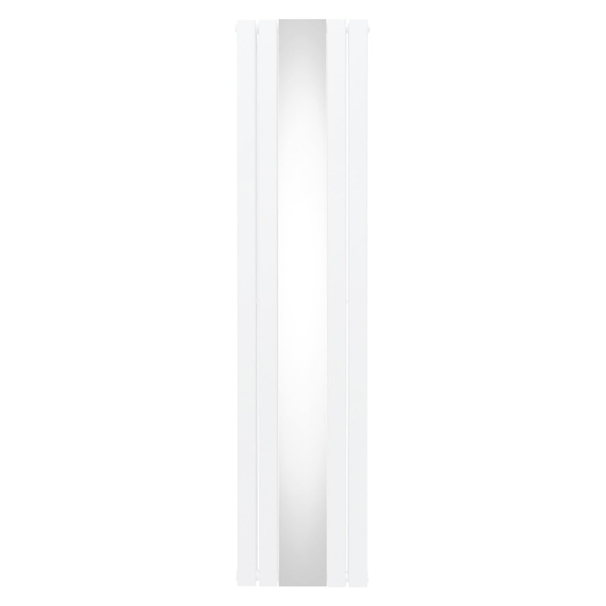 Radiador Plano con Espejo | 1800 mm x 425 mm | Blanco | Doble Columna | Acero al Carbono | Kit Fijación con Soportes y Cepillo de Limpieza GRATIS | Garantía 15 años | Calefacción, Estufa