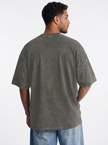 Image of Oversized Tshirts for Men Short Sleeve Vintage Washed Basic Loose Tees 2026