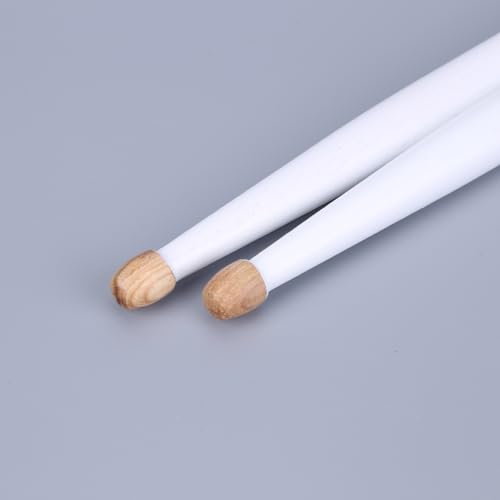 1 par de baquetas de bateria, baquetas de bateria Jazz 5A/7A com ponta de madeira, conjunto de baque