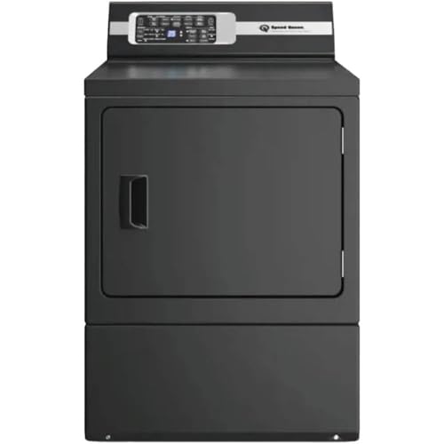 Speed Queen ADA 7 Cu. Ft. Sanitizing Gas Dryer with Pet Plus in Matte Black
