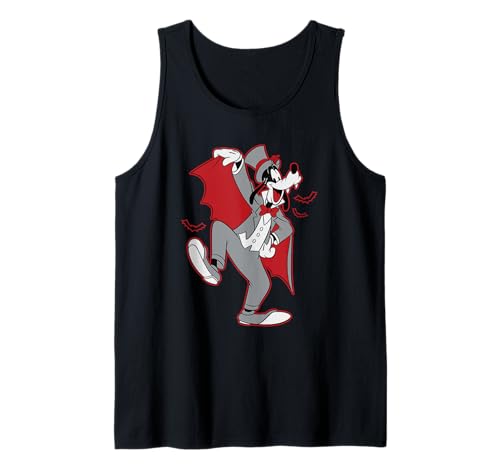 Débardeur Halloween Dingo Dracula pour adulte en coton noir confortable