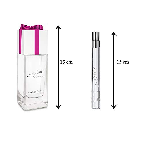 EVAFLORPARIS Je T'Aime Passionément Gift Set - 100ml Perfume & More - Image 6