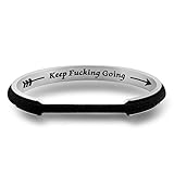 Zuo Bao Keep Fucking Going Hair Tie Bracelet Graduation Gift Inspirational Bracelets for Women...