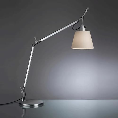 Lampe de bureau pliable créative et moderne à angle réglable en tissu pour table de lecture