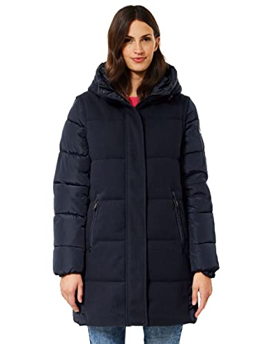 CECIL Damen B100735 2in1 Steppmantel, deep Blue, s