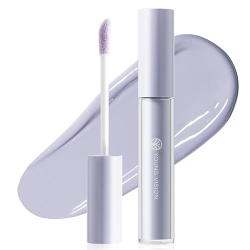 YOUNG VISION Purple Color Correcting Concealer Corrector, Long Lasting Brightening Full Coverage Weightless All-Day Liquid Concealer, Natural Coverage, Ideal for Fair to Light Skin