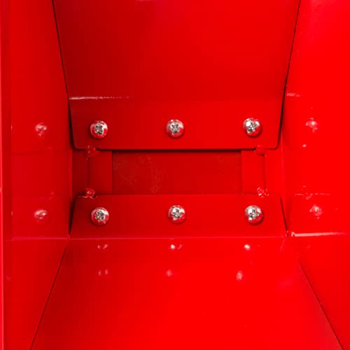 Foto von EBERTH Elektrische Getreidemühle mit Starkem 1100 Watt Elektromotor, Durchsatzmenge 240 kg/h, Schrotmühle mit Scharfer Edelstahlklinge, Vier Sieben und Untergestell, Zerkleinerer für Getreide