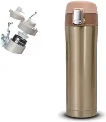 Garrafa Térmica Aço Inox Água Gelada Garantida Por 24 Horas (Dourado)