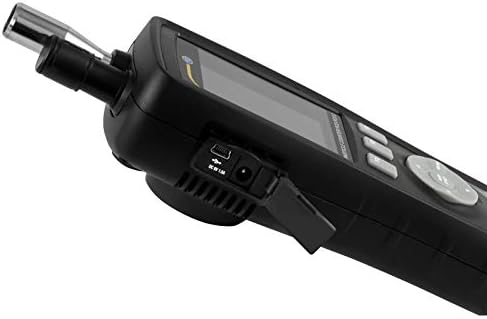 PCE Instruments PCE-PCO 2 Particle Counter, for Cleanroom & IAQ Checks, Measures 0.3/0.5/1/2.5/5/10 m Particles Plus Temp C/F & RH, with Data Logger, ISO 14644 Reporting, USB & Color LCD