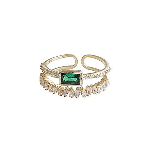 Womens Adjustable Crystal Ring Studded With Cubic Zirconia, Minimalist Festive Rings, Trendy Rings For Women, Open Adjustable Silver Womens Ring, Zirconia And Crystal Embossed Ring(Silver) (B09J2RPSTQ) Amazon Price History, Amazon Price Tracker