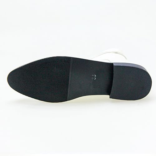 Asterisco Women Block Heel Ankle Boots Low Heel Booties Pointed Toe Lace Up Riding Boots Boots, Size 3.5-11.53