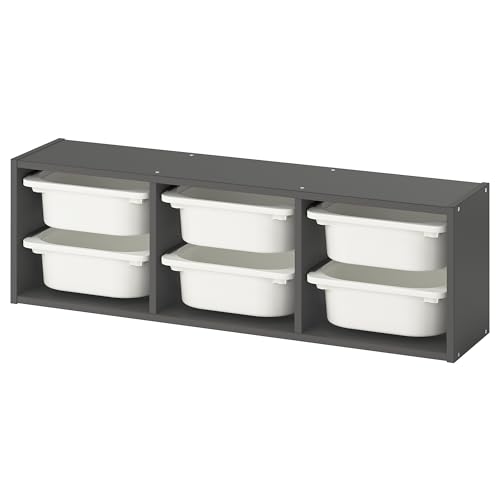 Trofast Rangement mural ProTuning meuble de rangement gris blanc 99 cm - 2