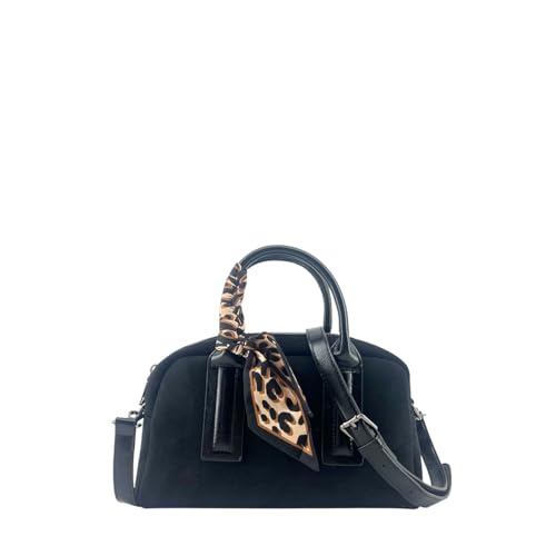 MODELISA - Bolso Pequeño De Mano Y Hombro Correa Ajustable Estilo Casual Para Mujer (Negro) MODELISA - Bolso Pequeño De Mano Y Hombro Correa Ajustable Estilo Casual Para Mujer (Negro)