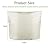 Backflow Preventers Protection 30”W x 26”H Backflow Winter Cover Pouch for Winter Pipe Freeze Protection,Water Sprinkler Valve Box and Controller (30Wx26H, White)