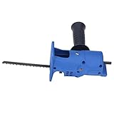 AKLOSIPY Elektrische Säbelsäge mit Einstellbarer Geschwindigkeit für Holzbearbeitungs- und Gartenarbeiten – mit Komfortablem Griff