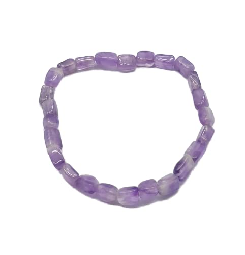 Bracelet améthyste mixte LKBEADS un cadeau inspirant de chance et prospérité
