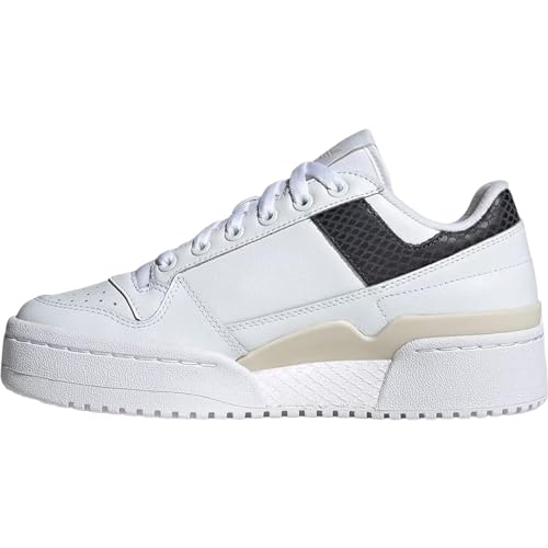 adidas Women's Forum Bold Fashion Sneaker, Cloud White/Cloud White/Aluminium, 10 M US