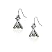 fidaShop New Stainless Steel Baseball and Baseball Bat Accessories Jewelry Dangle Earrings