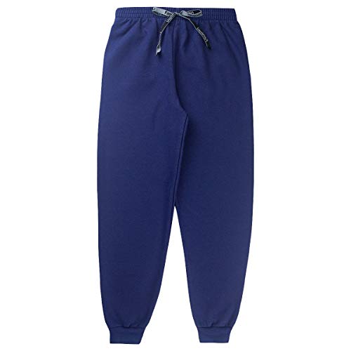 Calça Infantil Menino Básica Moletom Peluciado Punho