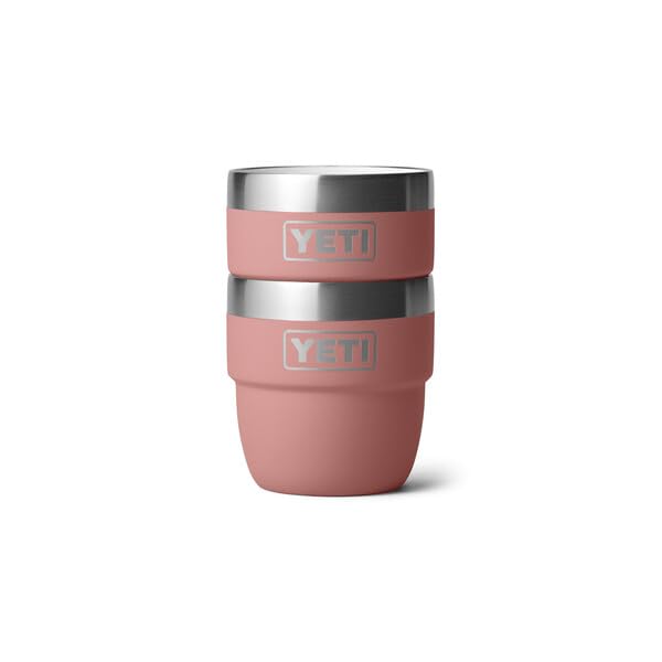 YETI Rambler Espresso Cup, Vacuum Insulated Stainless Steel Stackable Cup, Sandstone Pink, 2 Pack 4 oz (118 ml) - Image 3