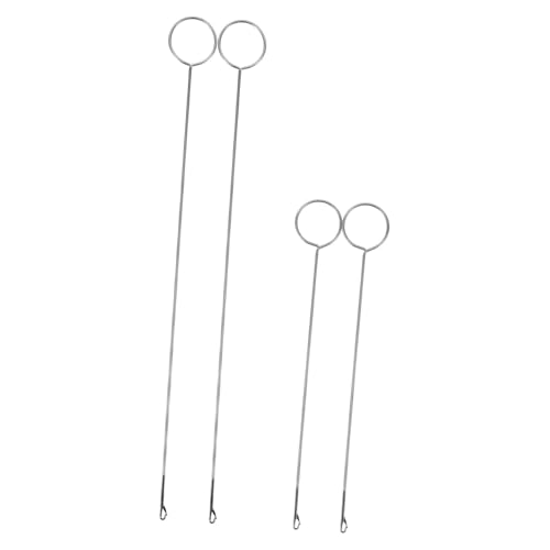 VILLFUL Infilatore per Cucire 4 Pezzi Infilatore con Coulisse Facile Inserimento del Filo per Macchina da Ricamo