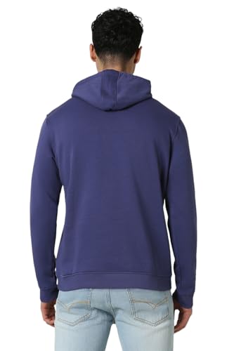 Image of Van Heusen Men's Hooded Neckline Full Sleeve Premium Cotton Blend Sweatshirt for Men | Effortless Styling | Comfort Wear